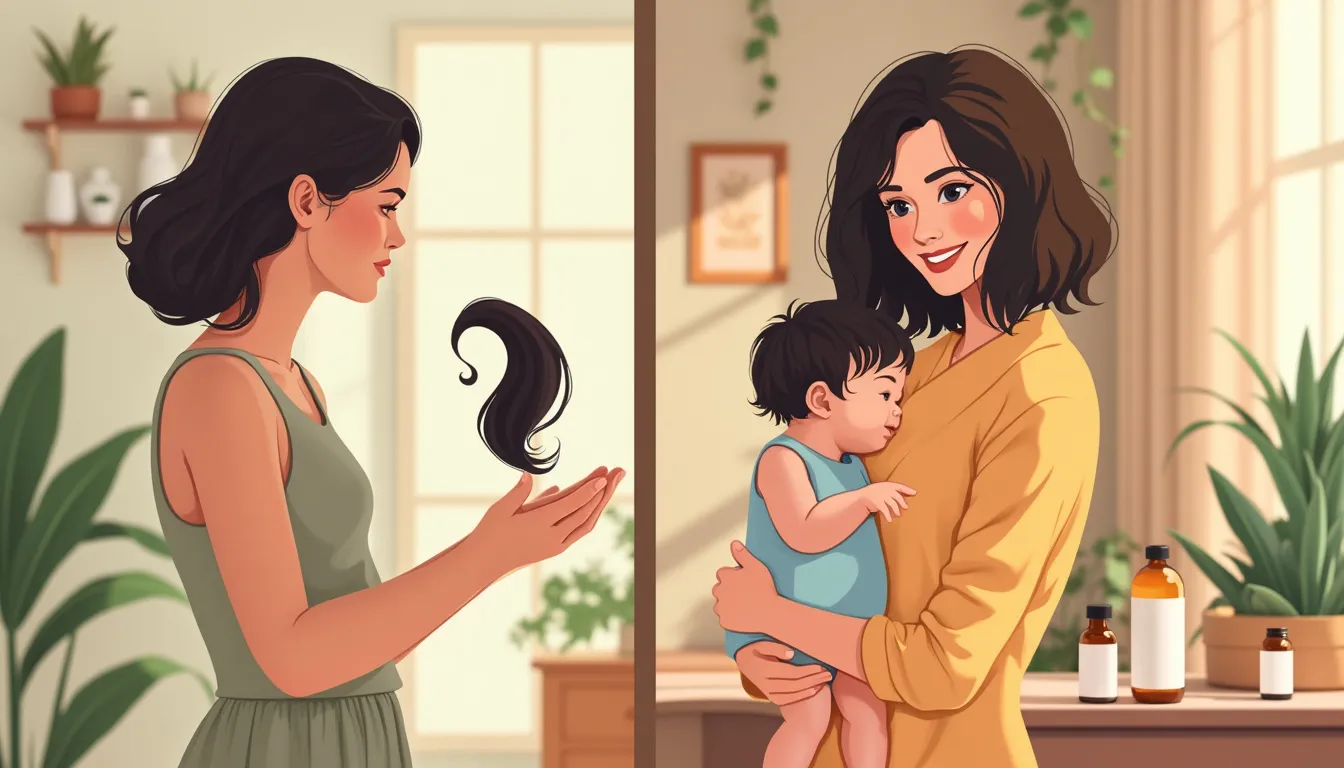 Understanding and Coping with Postpartum Hair Loss